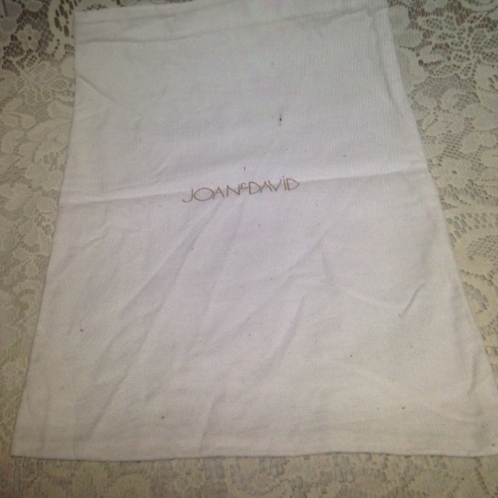 Joan & David White Dust Bag 14in x 9.5in